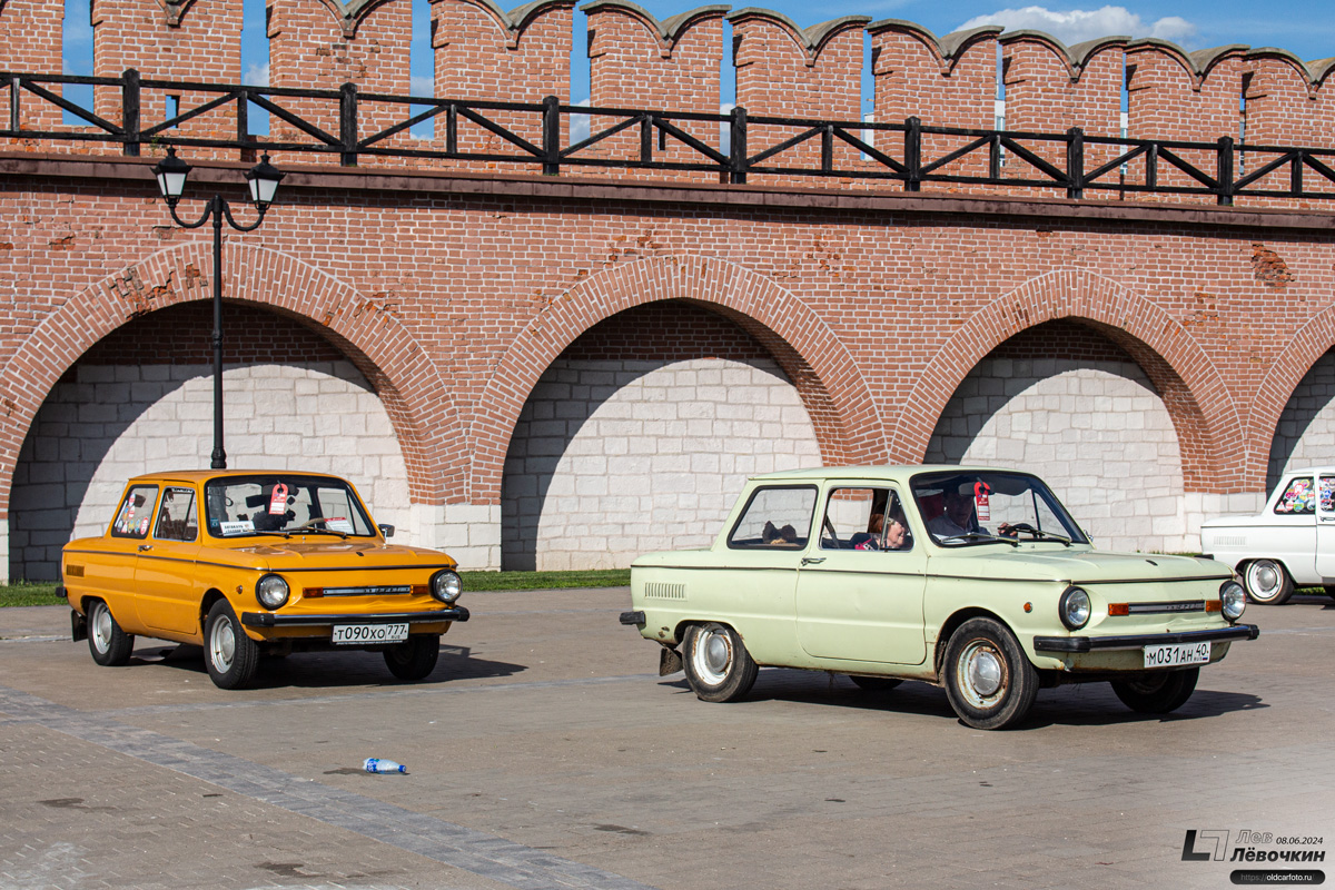 Москва, № Т 090 ХО 777 — ЗАЗ-968М Запорожец '79-94; Калужская область, № М 031 АН 40 — ЗАЗ-968М Запорожец '79-94; Тульская область — Автомобильный фестиваль "Автострада &mdash; 2024"