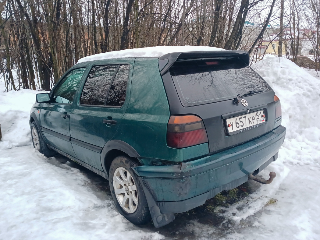 Мурманская область, № У 657 КР 51 — Volkswagen Golf III '91-98