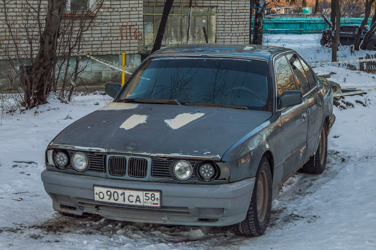 Пензенская область, № О 901 СА 58 — BMW 5 Series (E34) '87-96