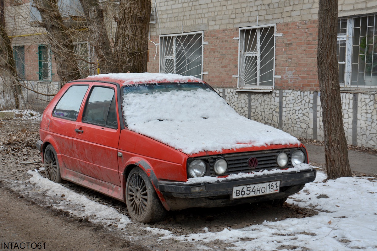 Ростовская область, № В 654 НО 161 — Volkswagen Golf (Typ 19) '83-92