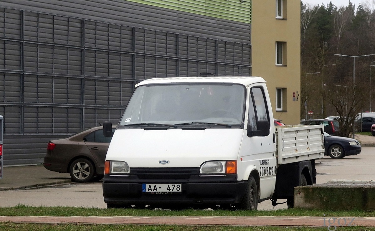 Латвия, № AA-478 — Ford Transit (3G) '86-94