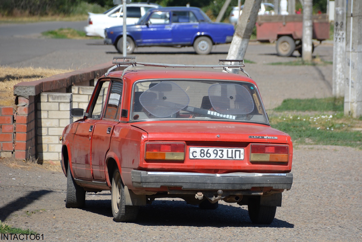 Краснодарский край, № С 8693 ЦП — ВАЗ-2107 Жигули '82-91