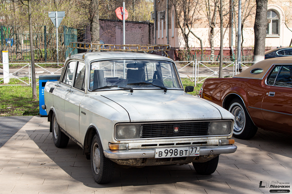 Москва, № В 998 ВТ 77 — Москвич-2140 '76-88; Московская область — Открытие сезона 2024 АК "Старый Дилижанс"