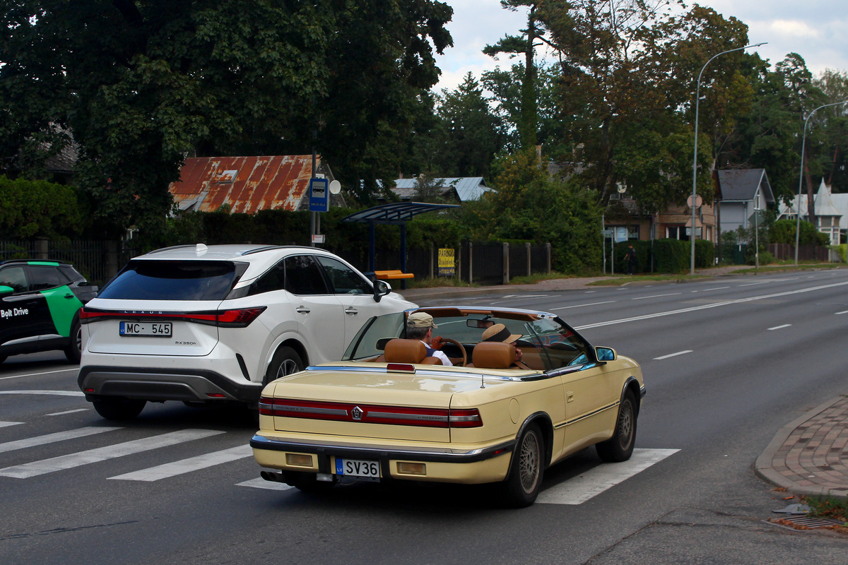 Латвия, № SV-36 — Chrysler TC '88-90; Латвия — Retro Jūrmala 25