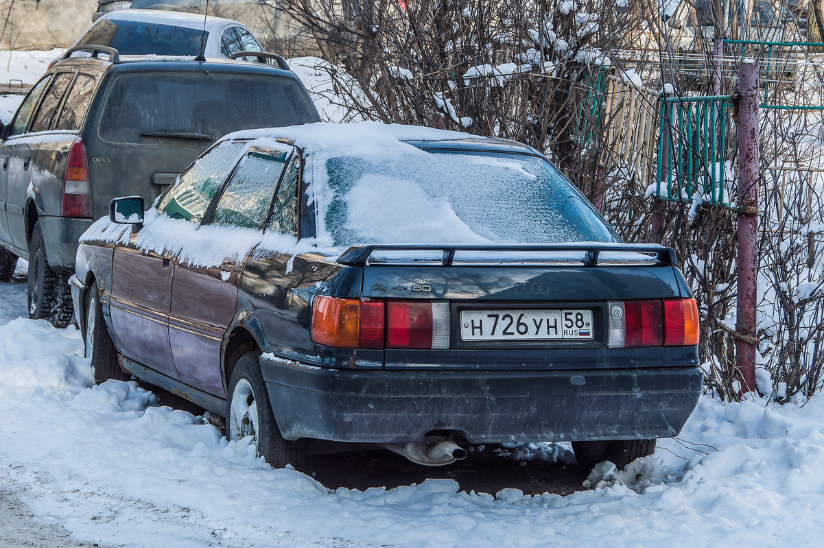 Пензенская область, № Н 726 УН 58 — Audi 80 (B3) '86-91