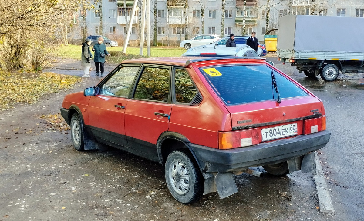 Псковская область, № Т 804 ЕК 60 — ВАЗ-2109 '87-93