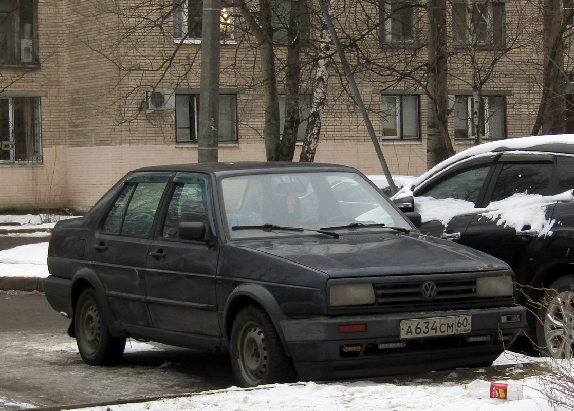 Псковская область, № А 634 СМ 60 — Volkswagen Jetta Mk2 (Typ 16) '84-92