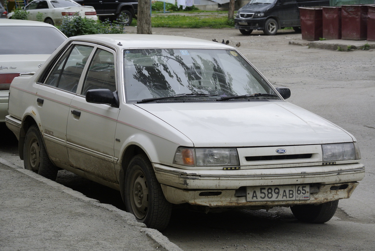 Сахалинская область, № А 589 АВ 65 — Ford Laser (KC/KE/BF) '85-03
