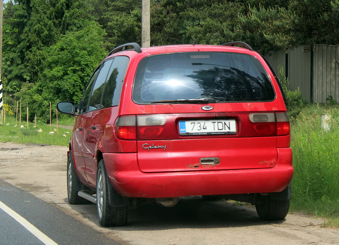 Эстония, № 734 TDN — Ford Galaxy (1G) '95-00