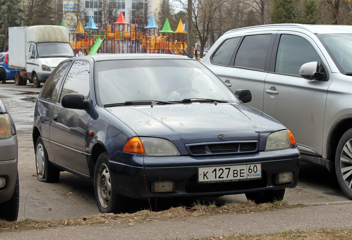 Псковская область, № К 127 ВЕ 60 — Suzuki Swift (SF) '88-04