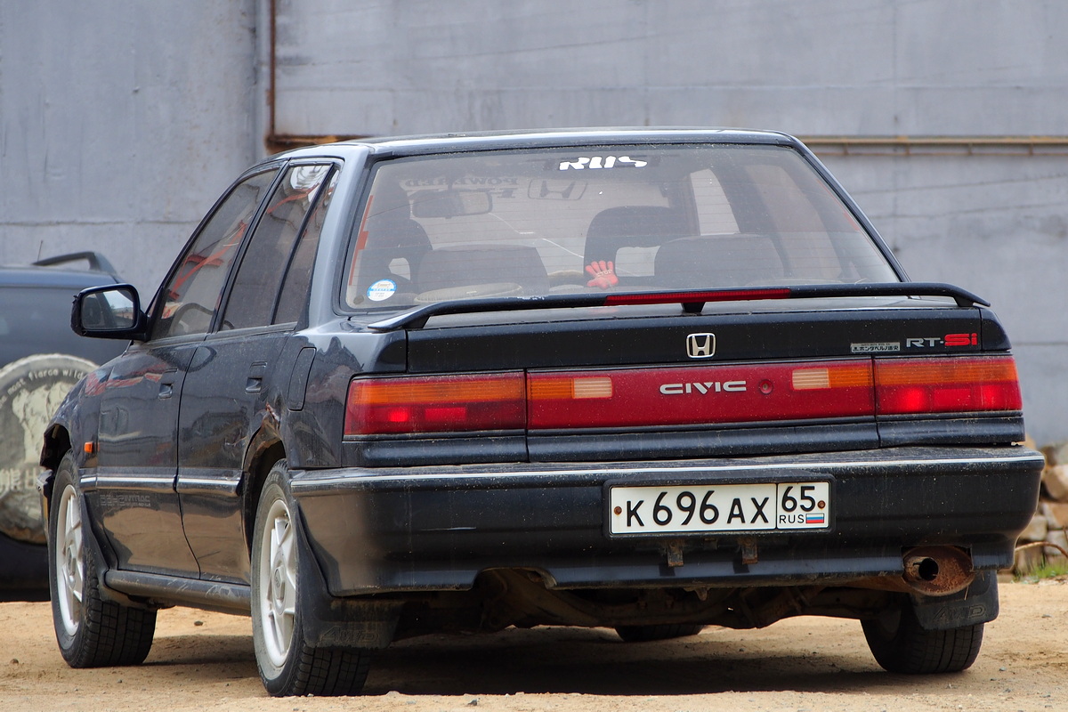 Сахалинская область, № К 696 АХ 65 — Honda Civic (4G) '87-91