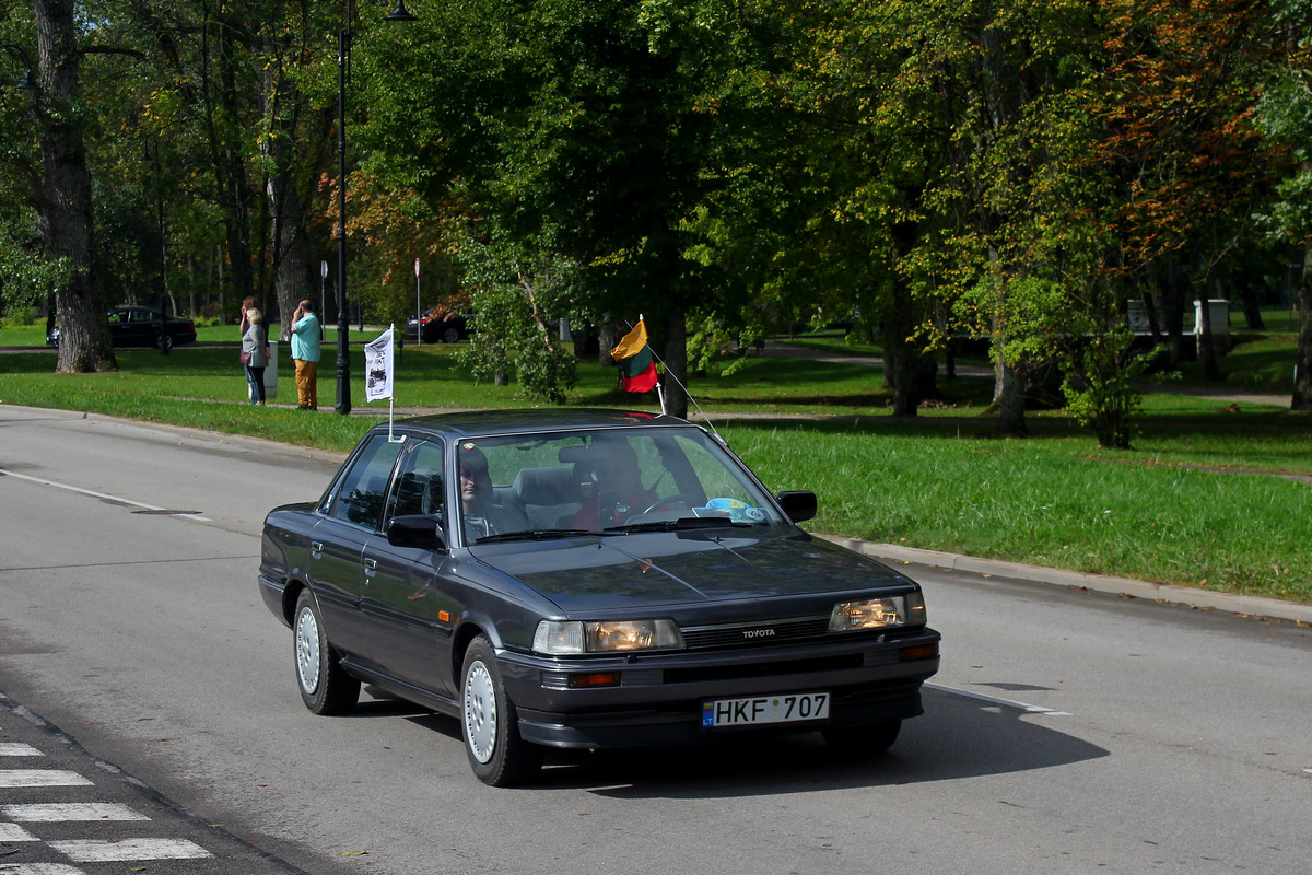Литва, № HKF 707 — Toyota Camry (V20) '86-91; Латвия — Retro Jūrmala 25