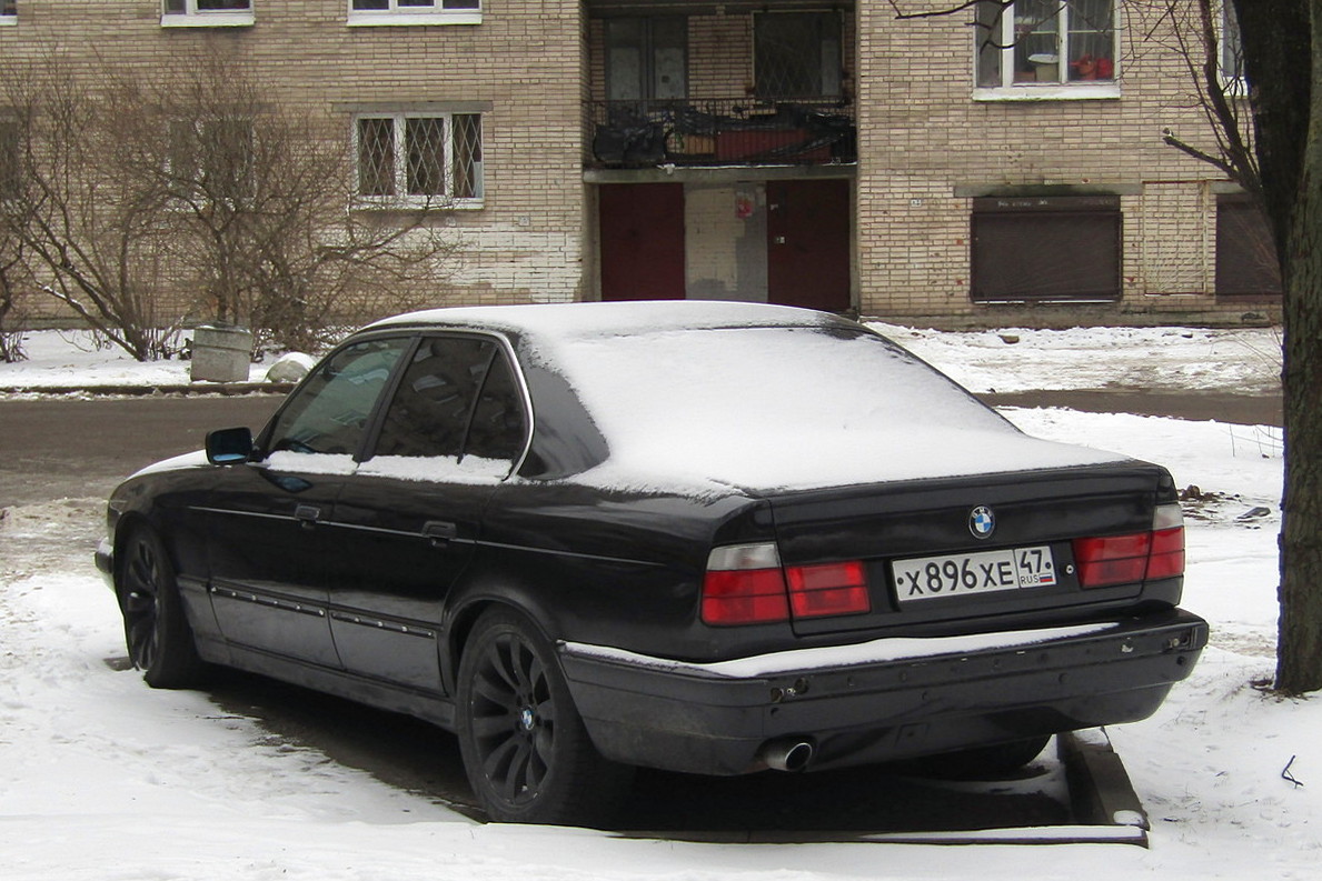 Ленинградская область, № Х 896 ХЕ 47 — BMW 5 Series (E34) '87-96