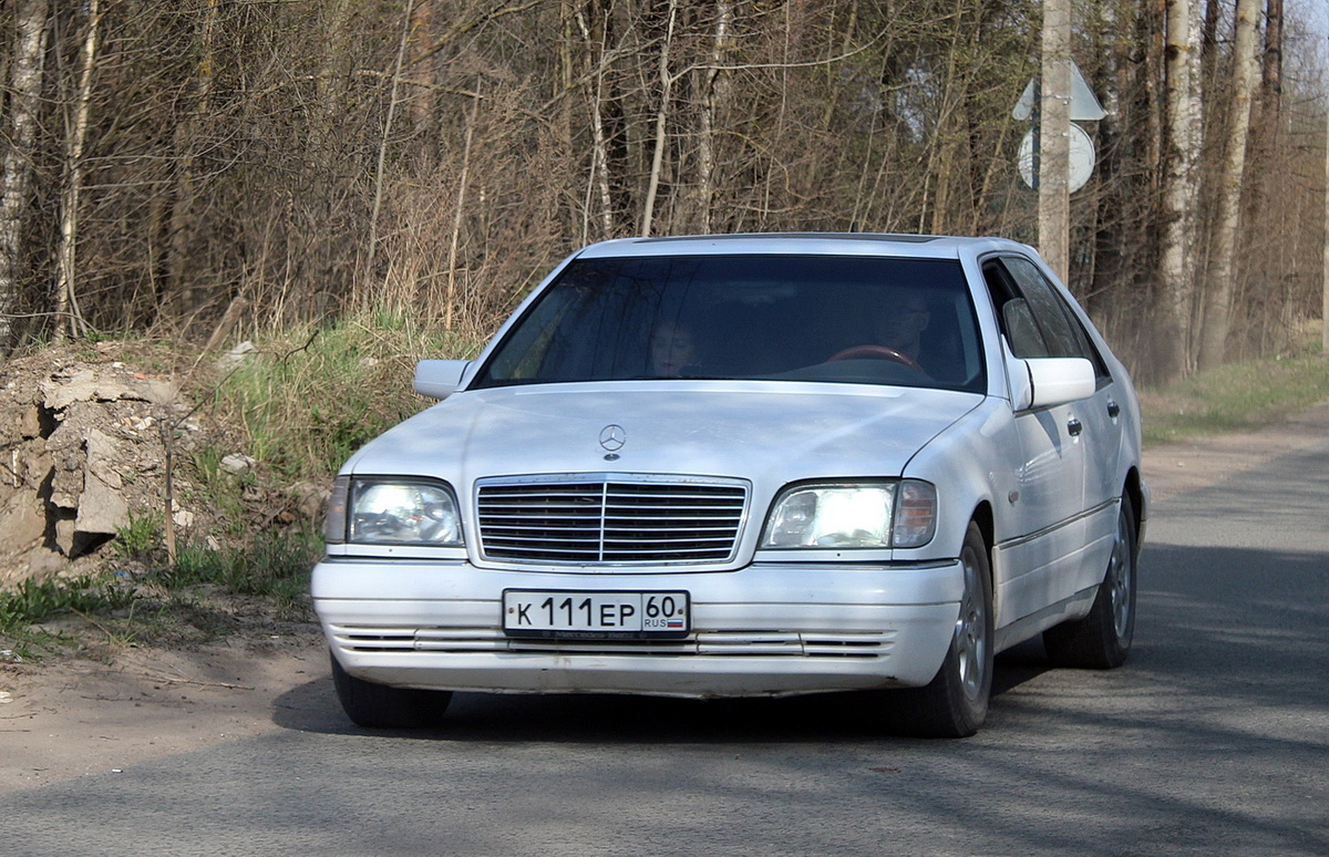 Псковская область, № К 111 ЕР 60 — Mercedes-Benz (W140) '91-98