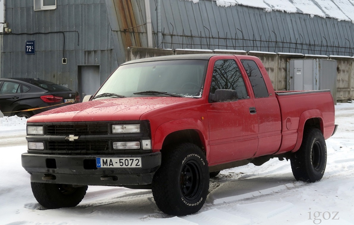 Латвия, № MA-5072 — Chevrolet C/K-Series (4G) '88-00