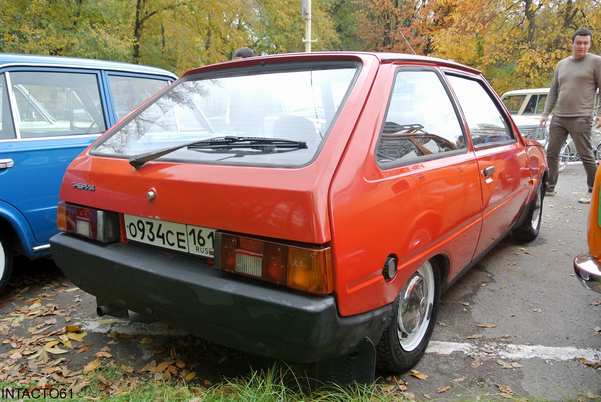 Ростовская область, № О 934 СЕ 161 — ЗАЗ-110206 Таврия '90-07; Ростовская область — Retro Motor Show_2013_Октябрь