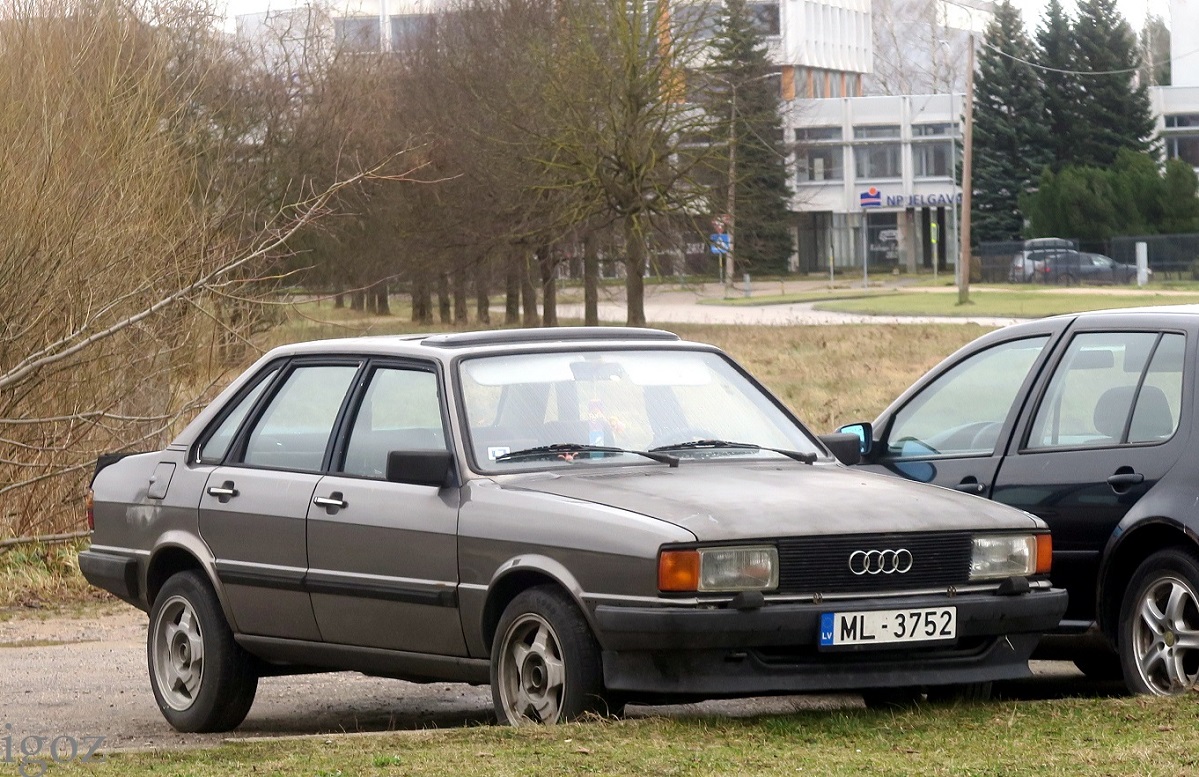 Латвия, № ML-3752 — Audi 80 (B2) '78-86