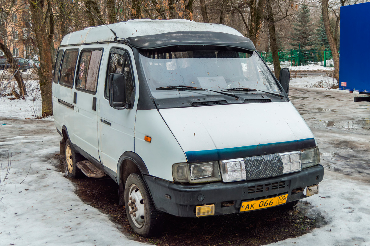 Пензенская область, № АК 066 58 — ГАЗ-322132 ГАЗель '96-03