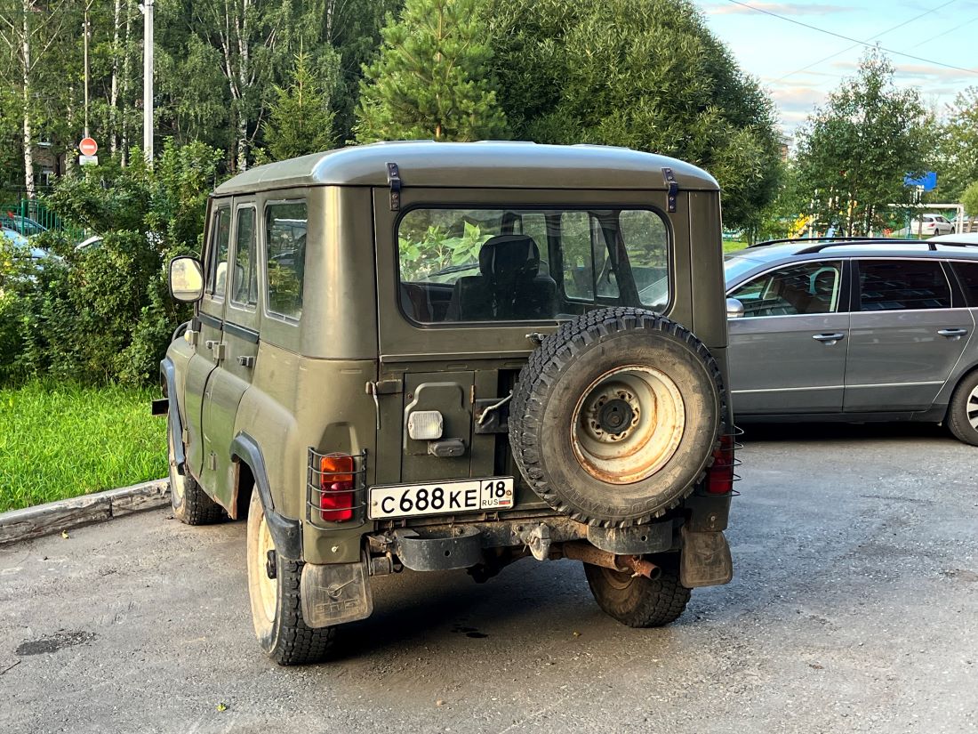 Удмуртия, № С 688 КЕ 18 — УАЗ-31519 '96-03