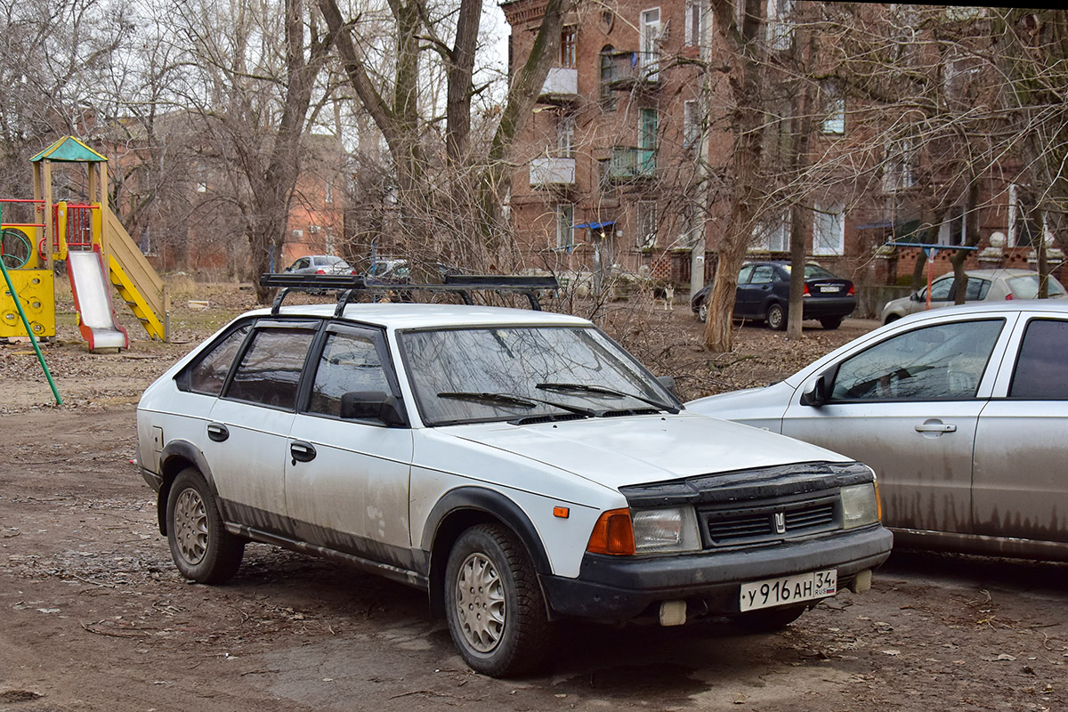 Волгоградская область, № У 916 АН 34 — Москвич-2141 '86-98