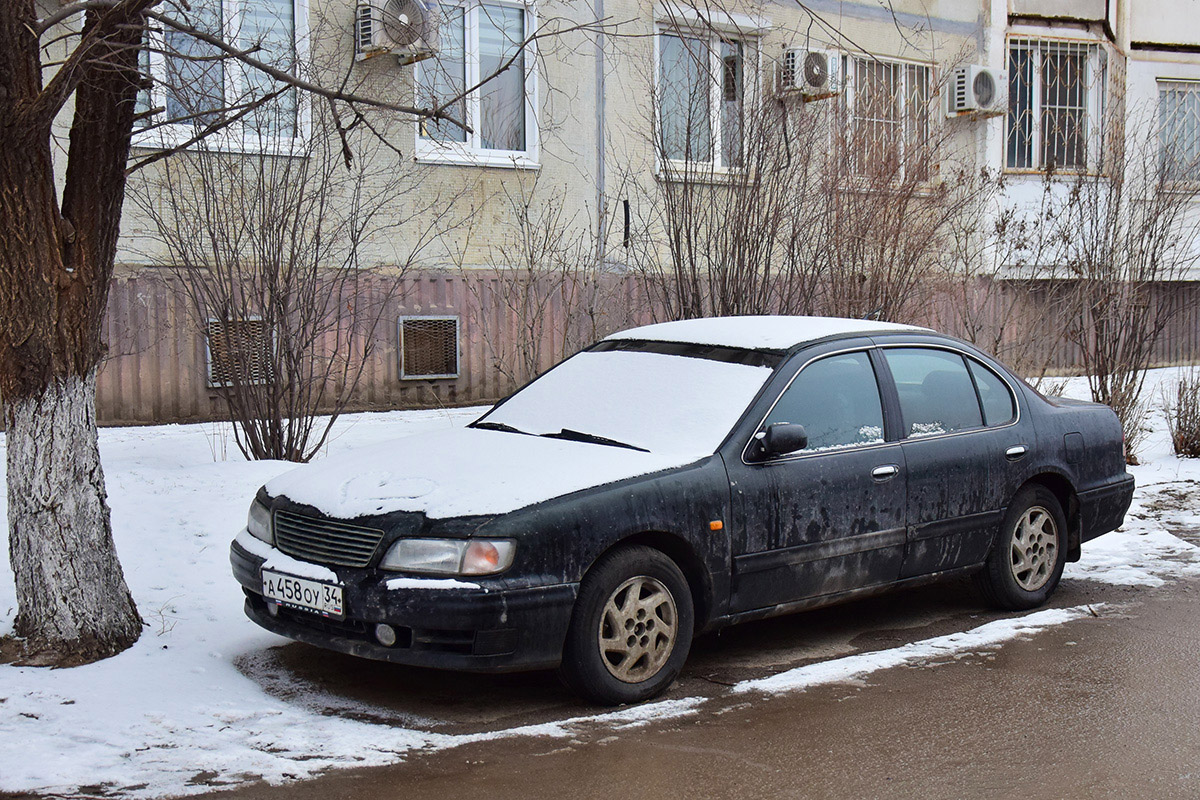 Волгоградская область, № А 458 ОУ 34 — Nissan Maxima (4G) '94-99