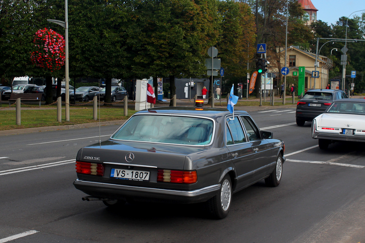 Латвия, № VS-1807 — Mercedes-Benz (W126) '79-91; Латвия — Retro Jūrmala 25