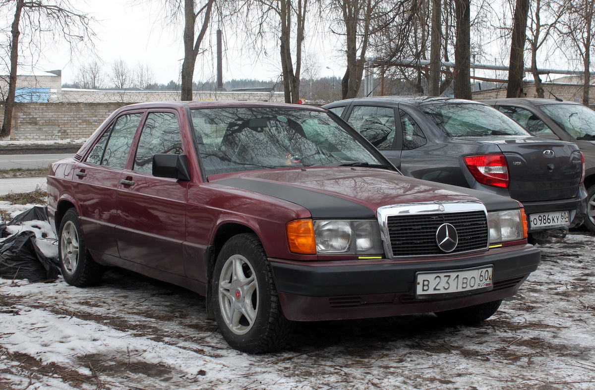 Псковская область, № В 231 ВО 60 — Mercedes-Benz 190 (W201) '82-93