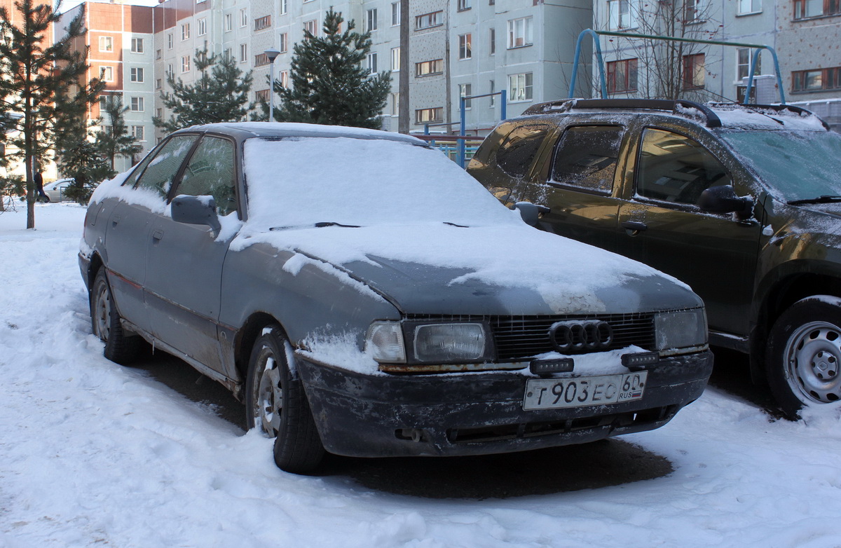 Псковская область, № Т 903 ЕО 60 — Audi 80 (B3) '86-91