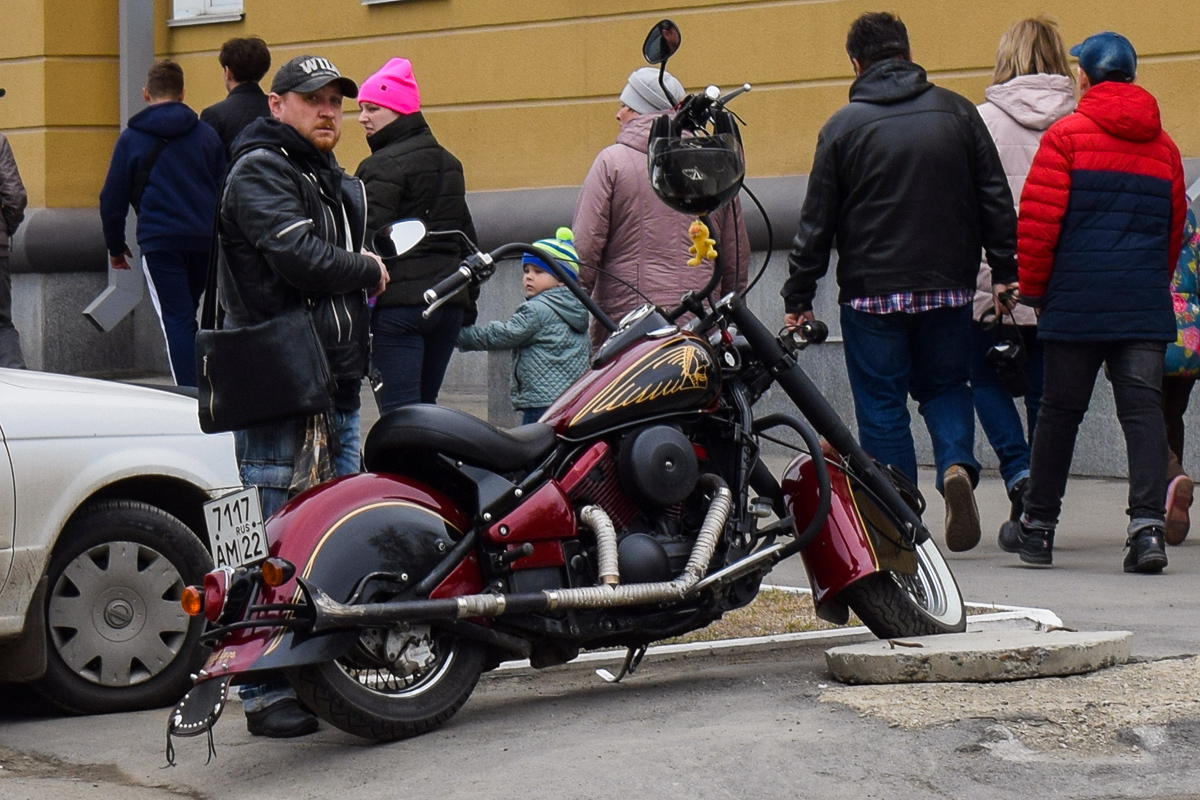 Алтайский край, № 7117 АМ 22 — Kawasaki (Общая модель)