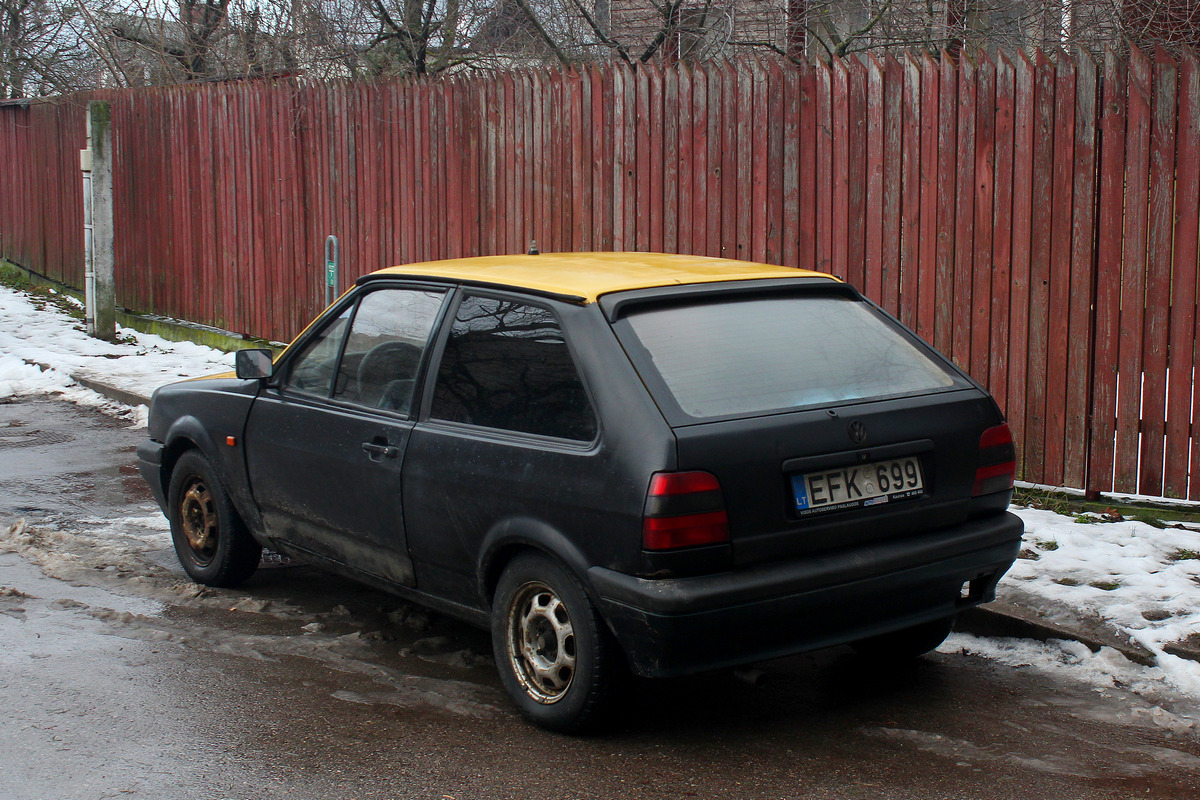 Литва, № EFK 699 — Volkswagen Polo 2 (Typ 86C) '81-94