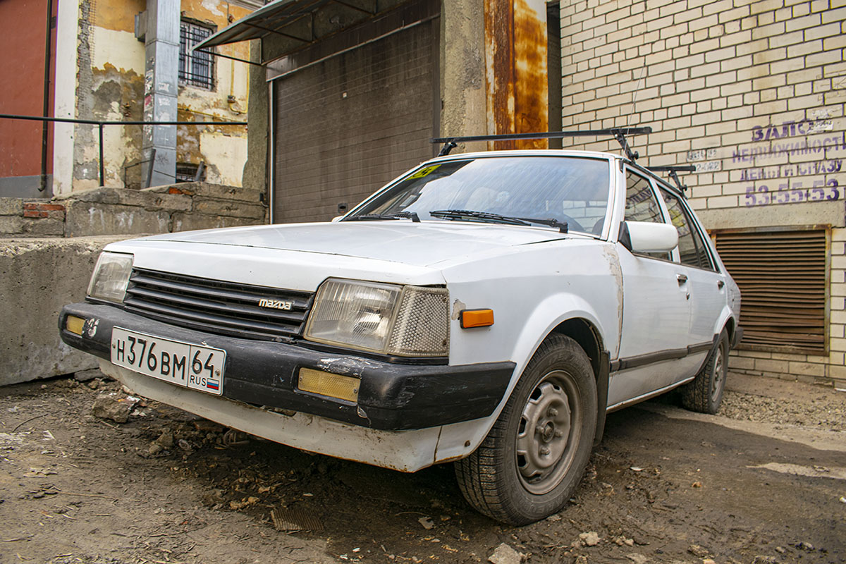 Саратовская область, № Н 376 ВМ 64 — Mazda 323 (BD) '80-85