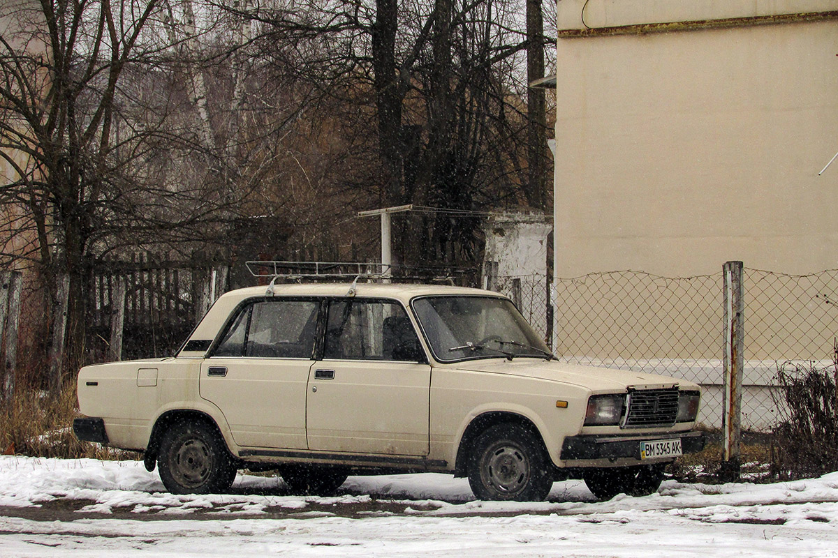 Сумская область, № ВМ 5345 АК — ВАЗ-2107 Жигули '82-91