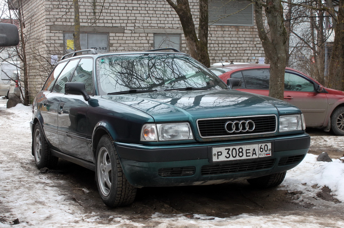 Псковская область, № Р 308 ЕА 60 — Audi 80 Avant (B4) '92-95