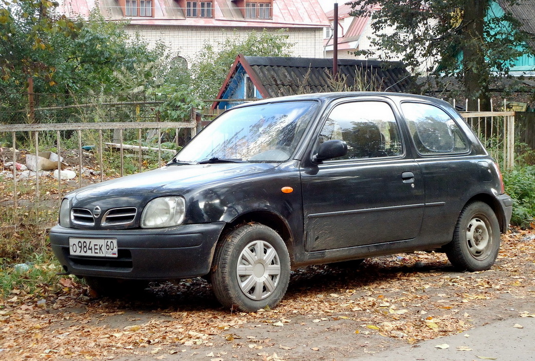 Псковская область, № О 984 ЕК 60 — Nissan Micra (K11) '92-03