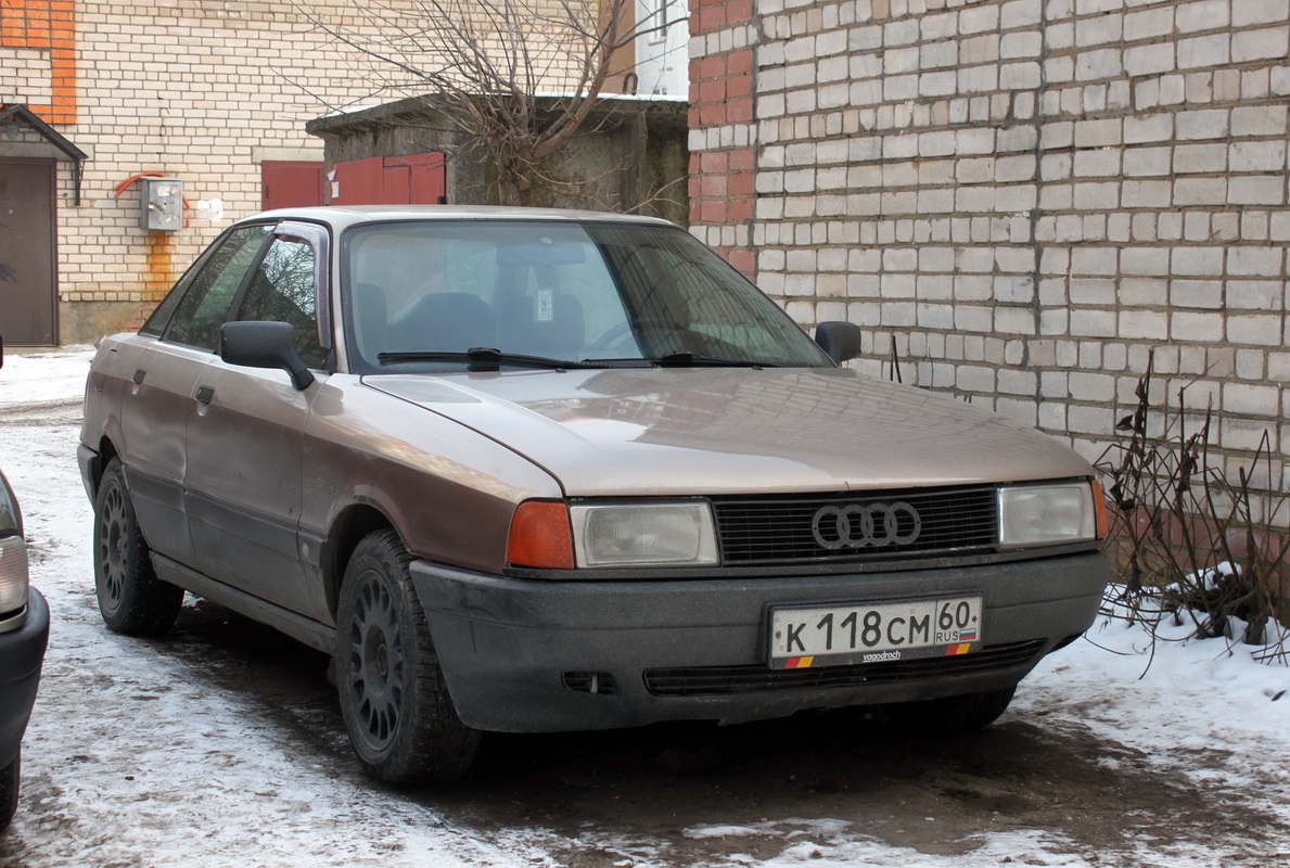 Псковская область, № К 118 СМ 60 — Audi 80 (B3) '86-91