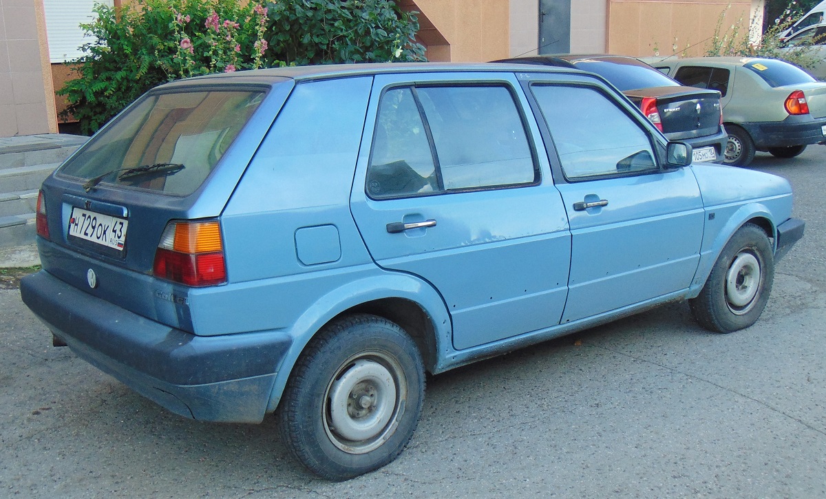 Кировская область, № Н 729 ОК 43 — Volkswagen Golf (Typ 19) '83-92