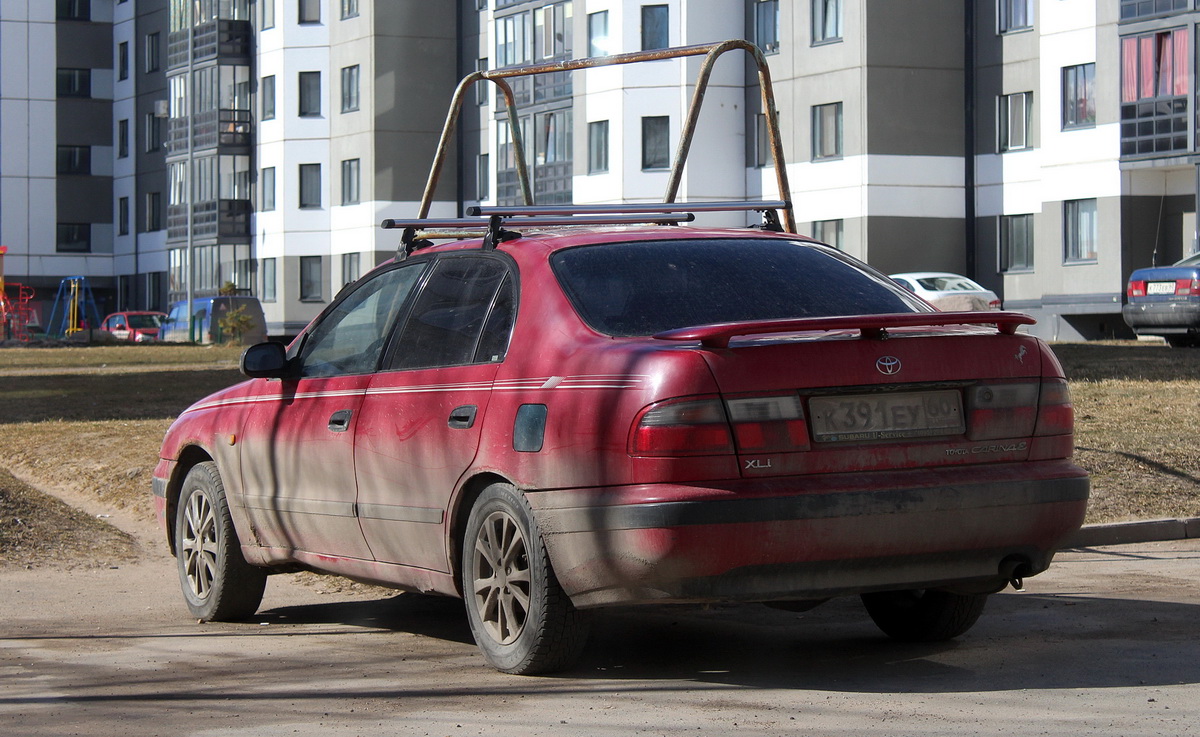 Псковская область, № К 391 ЕУ 60 — Toyota Carina E (T190) '92–97