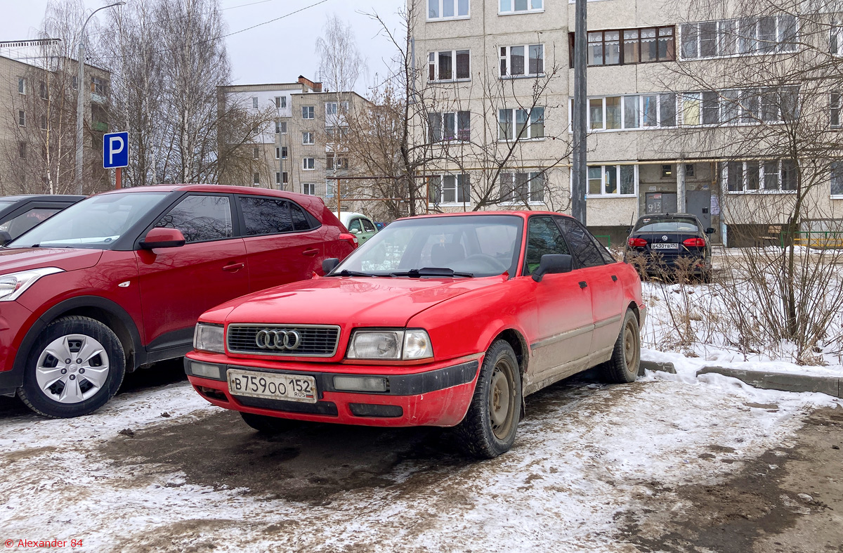 Нижегородская область, № В 759 ОО 152 — Audi 80 (B4) '91-96