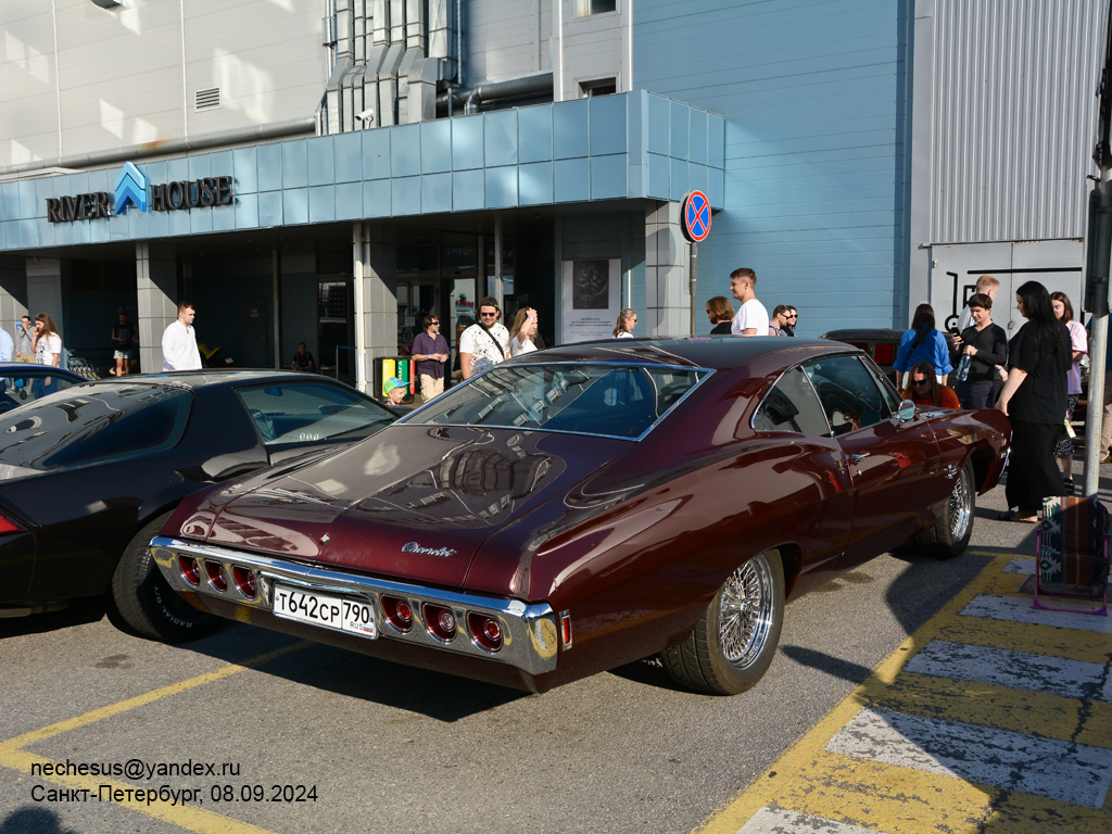 Московская область, № Т 642 СР 790 — Chevrolet Impala (4G) '65-70; Санкт-Петербург — Ежегодная выставка классических и кастомных автомобилей и мотоциклов "Original Meet"