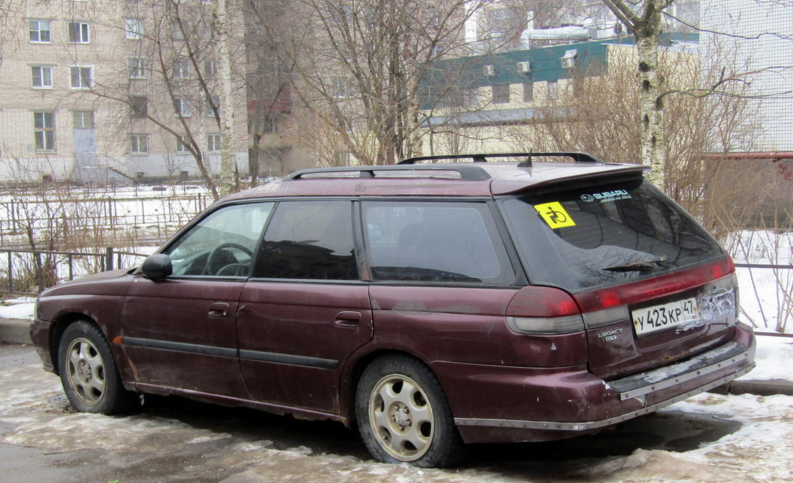 Ленинградская область, № У 423 КР 47 — Subaru Legacy (2G) '93-99