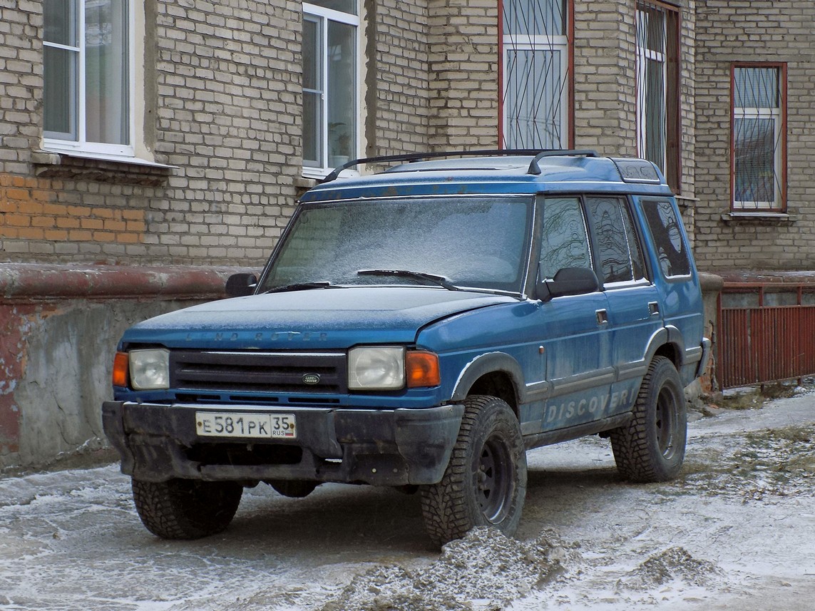 Вологодская область, № Е 581 РК 35 — Land Rover Discovery (I) '89-98