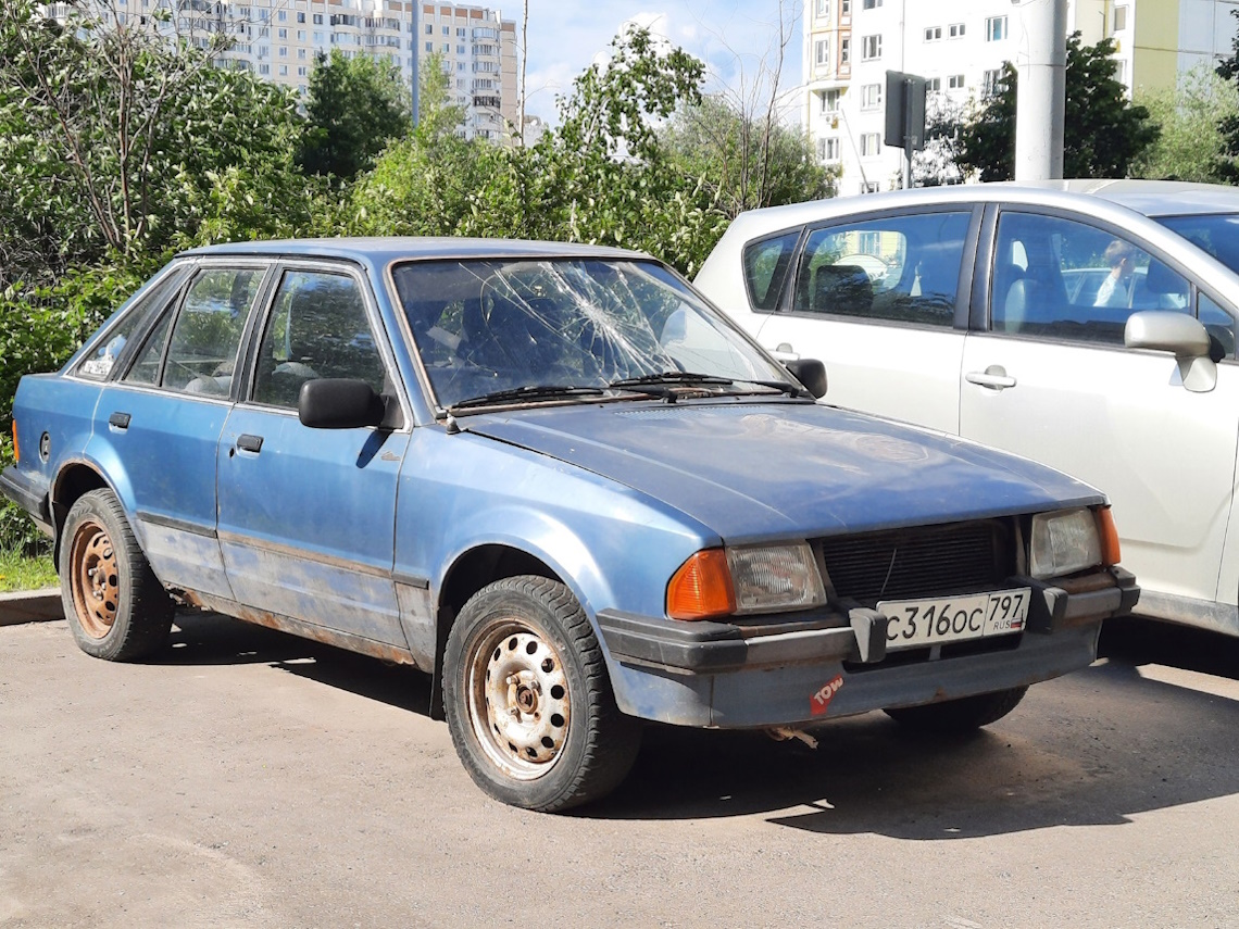 Москва, № С 316 ОС 797 — Ford Escort MkIII '80-86