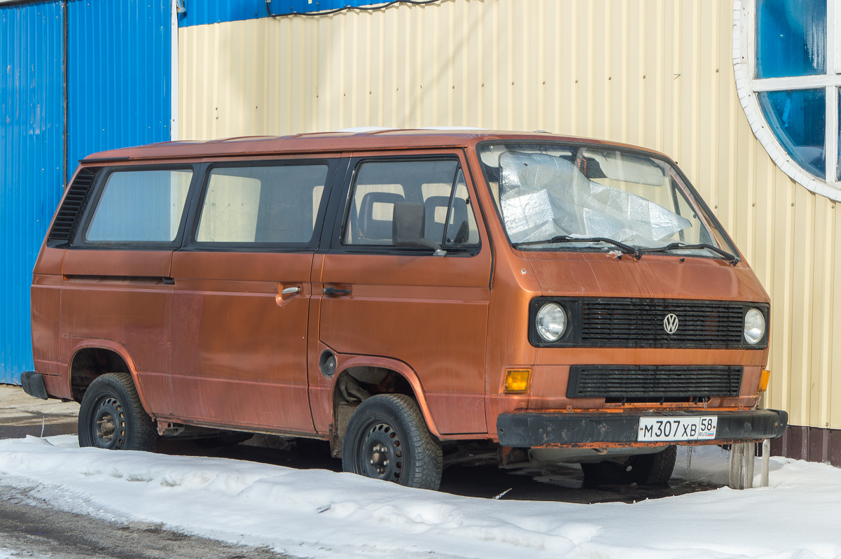 Пензенская область, № М 307 ХВ 58 — Volkswagen Typ 2 (T3) '79-92