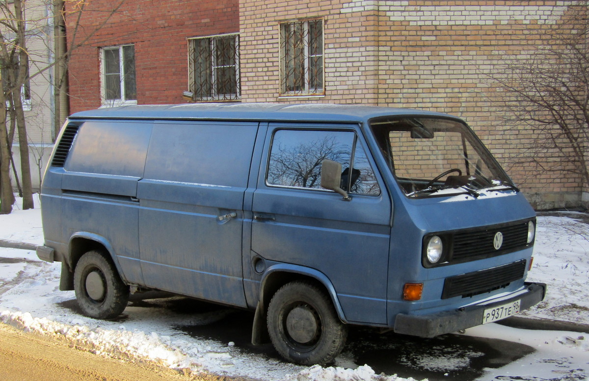 Санкт-Петербург, № Р 937 ТЕ 98 — Volkswagen (T3) Kastenwagen '79-92