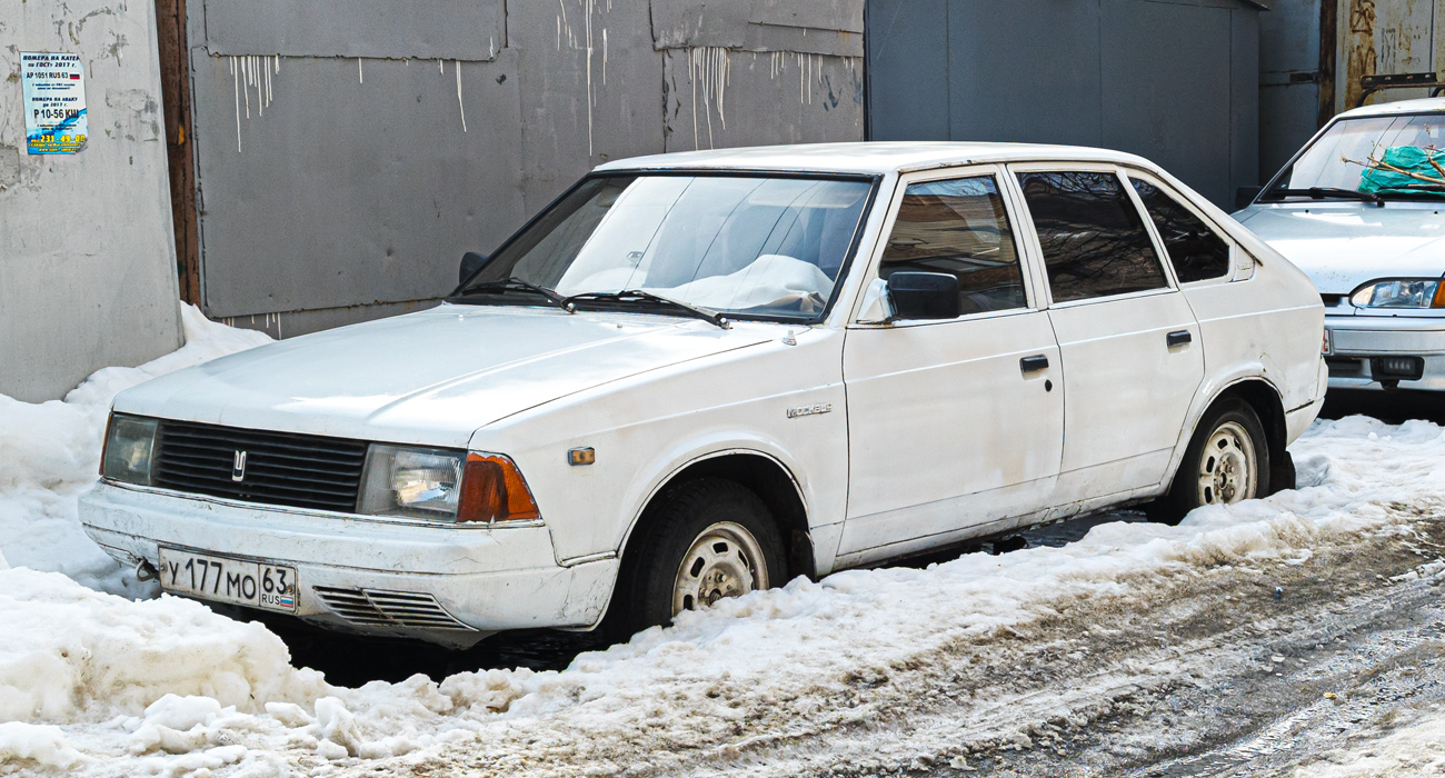 Самарская область, № У 177 МО 63 — Москвич-2141 '86-98