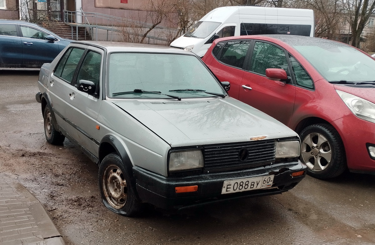 Псковская область, № Е 088 ВУ 60 — Volkswagen Jetta Mk2 (Typ 16) '84-92