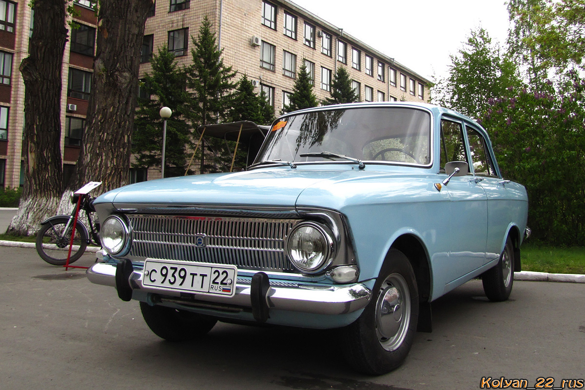 Алтайский край, № С 939 ТТ 22 — Москвич-412ИЭ (Иж) '70-82; Алтайский край — Ночь музеев. Барнаул 2012 г.