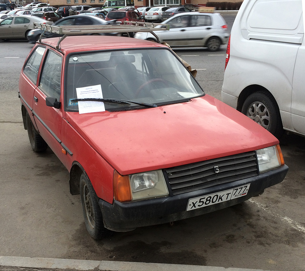 Москва, № Х 580 КТ 777 — ЗАЗ-110206 Таврия '90-07