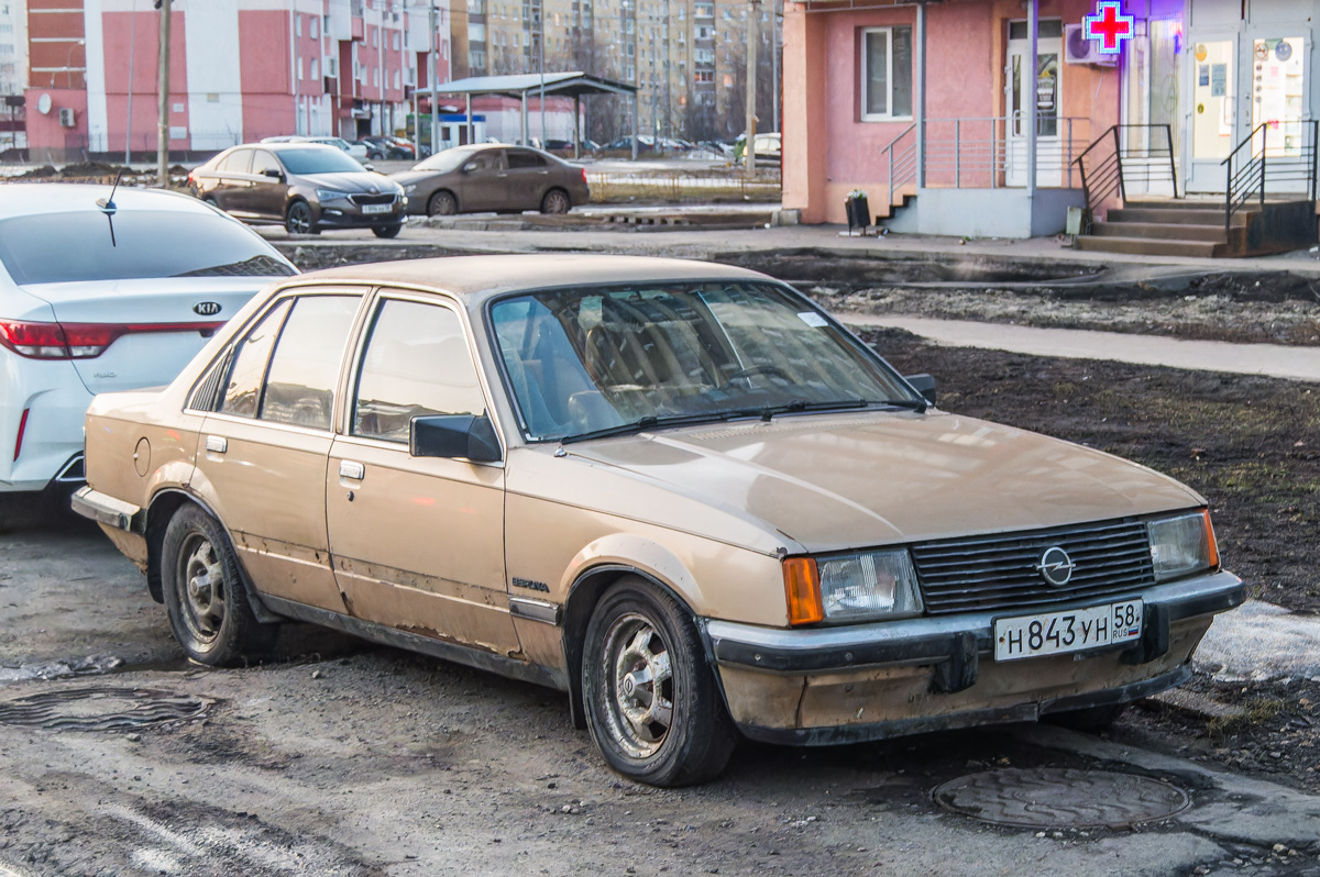 Пензенская область, № Н 843 УН 58 — Opel Rekord (E2) '82-86