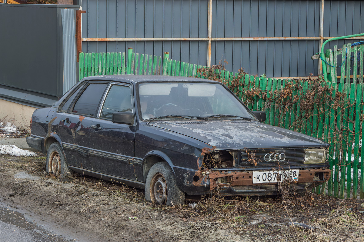 Пензенская область, № К 087 ТХ 58 — Audi 80 (B2) '78-86